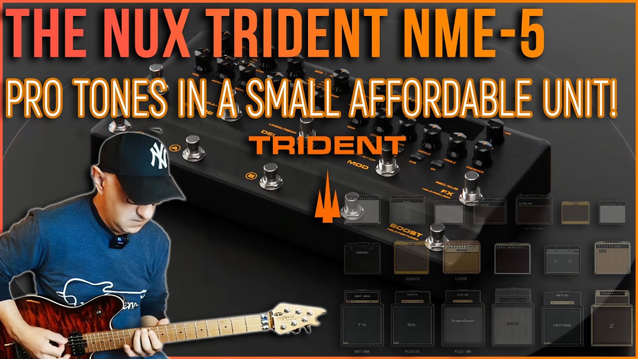 Nux Trident NME-5 -Real Pro tones!!! Demo / Review - YouTube