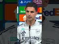 “Chance to Write History!” 🏆 Arteta Ahead of PSG vs Arsenal #arsenal #football#psg #championsleague