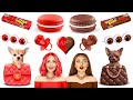 CHOCOLATE VS REAL FOOD CHALLENGE | Eating Only Sweets 24 HRS! Food War & Mukbang by RATATA CHALLENGE