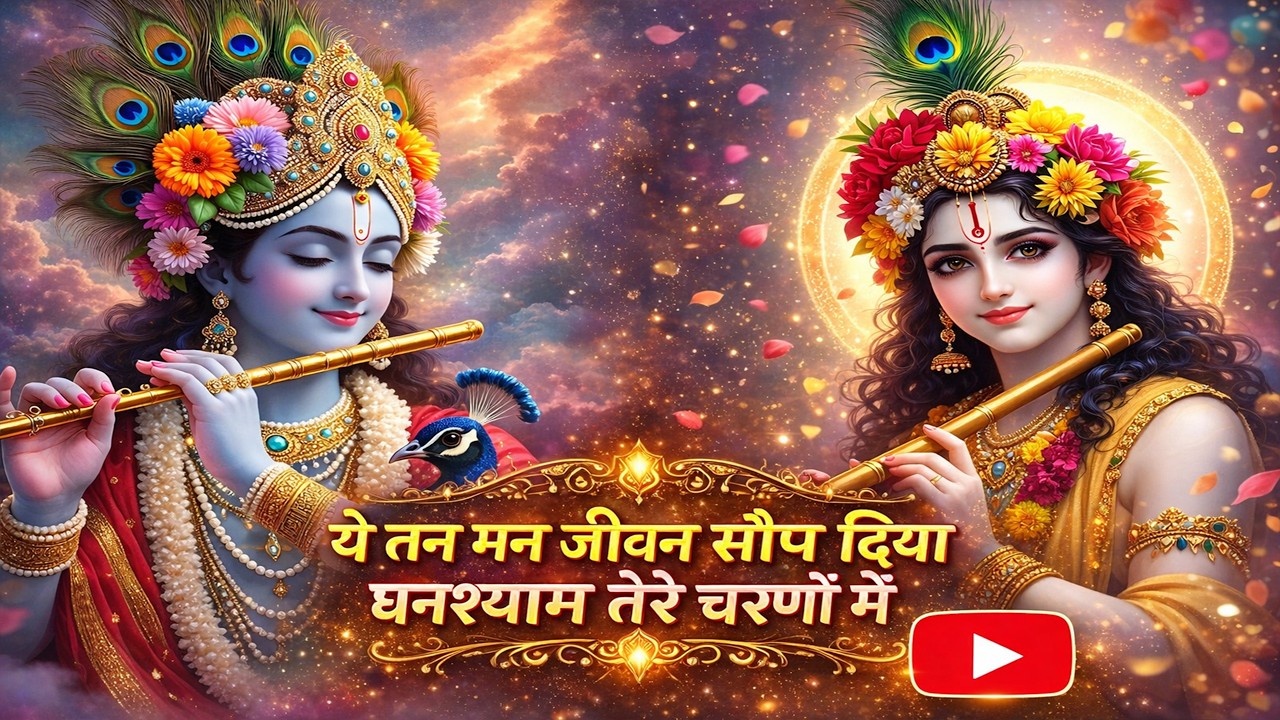 New Krishna Bhajan ! ये तन मन जीवन सौंप दिया घनश्याम तेरे चरणों में ! Dinesh Tiger