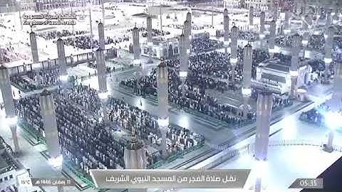 صلاة الفجرمن  المسجد النبوي الشّيخ عبدالباري الثبيتي خواتيم سورة إبراهيم يوم الثلاثاء ١١ رمضان ١٤٤٦