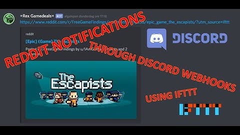HOW TO GET NOTIFICATIONS FROM REDDIT THROUGH YOUR DISCORD WEBHOOKS - USING IFTTT
