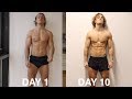 10 DAY FAT LOSS TRANSFORMATION (Mini Shred Vlog)