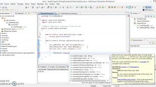 Java program to remove duplicates character from given string.