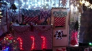 My Extreme OTT Tiny Studio Christmas Decorations - Reptar's Christmas Cottage - A Virtual Tour
