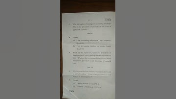 M.Com (4th Sem) || Cost Accounting Standards and Reporting || 2023 || MDU