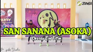 SAN SANANA (ASOKA) | TIKTOK VIRAL | Zumba | Dance Fitness | Choreo Zin Titin | Miyuki Studio