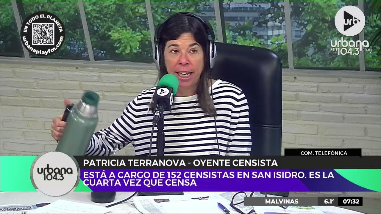 Patricia Terranova, censista en San Isidro DeAcáEnMás YouTube
