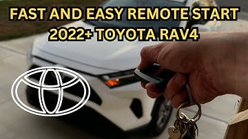 How to install Remote Start on your 2022 Toyota RAV4! Quick and EASY!