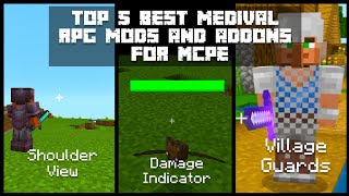 Top 5 Medival RPG Mods And Addons For Minecraft PE/Bedrock 1.16+ screenshot 1