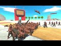 100 Humans vs Mutant Primates - Animal Revolt Battle Simulator