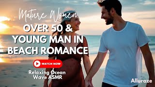 Waves of Passion: A Beautiful Age-Gap Couple’s Seaside Moment 🌊🔥