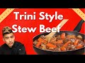 Trini style stew beef  and dumplings by chef ling