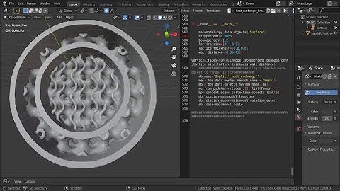 Confining lattice in Cylindrical Nurbs Surface