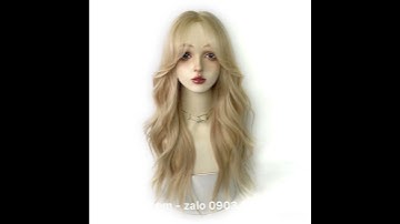 Tóc giả siêu lưới xoăn sóng layer bạch kim giống hệt như thật - zalo 0903976802 - lycent.com