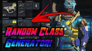 Black Ops 3 Random Class Generator!