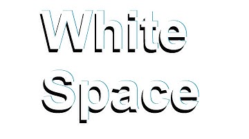White Space in HTML