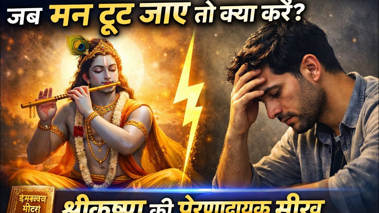 Mental Health पर श्रीकृष्ण का संदेश | Powerful Krishna Motivation Story