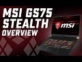 MSI GS75 Stealth 10SE-620 youtube review thumbnail