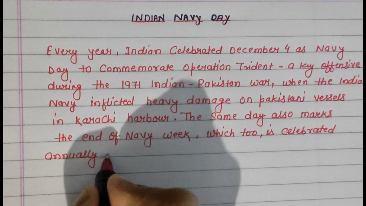 essay on indian navy 150 words