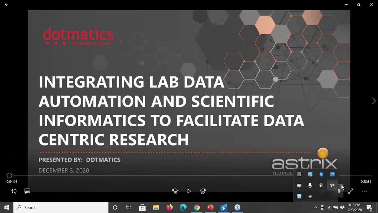On Demand Webinar with Astrix and Dotmatics - YouTube