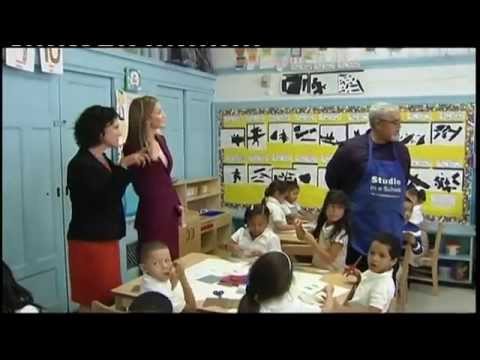 Su Majestad la Reina visitó la "Dos Puentes Elementary School" de Harlem