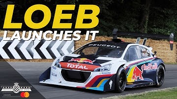 One of the fastest ever FOS Hill runs | Sebastien Loeb in the Peugeot 208 TI6 Pikes Peak