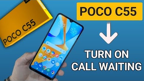 POCO C55 activate and off call waiting, how to on off call waiting , poco c55 call waiting settings