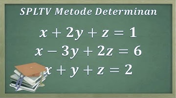 Sistem persamaan linear tiga variabel metode determina