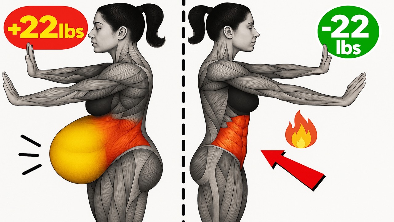 This 30 Minute Standing Abs Workout Melts Belly Fat & Sculpts Hourglass Abs