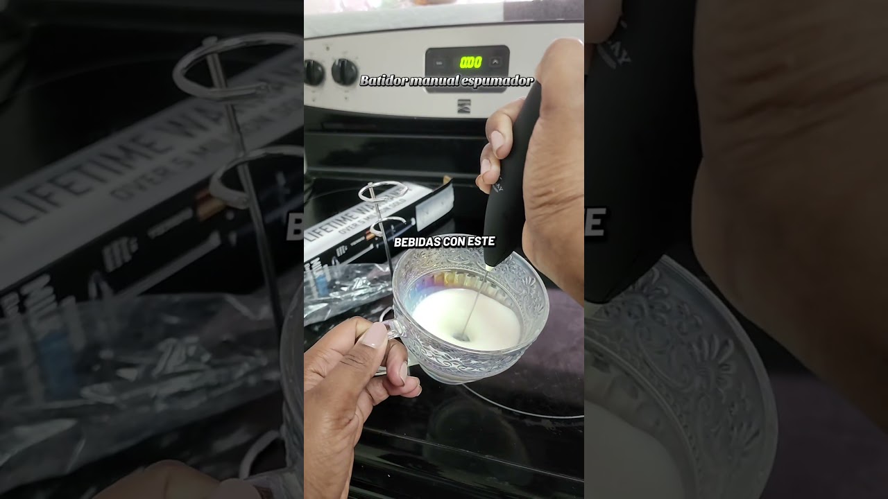 Batidor manual espumador 