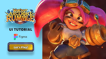Figma UI - Warcraft Rumble Blizzard Games UI Tutorial