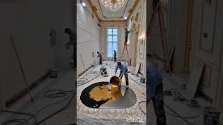 Black & Gold Royal Mansion Interior Epoxy Transformation!!😱😱🤣🤣 #aivideo #lifeisbutadream #trending