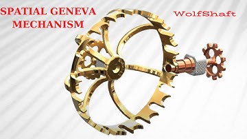 Spatial Geneva mechanism