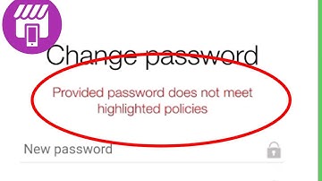 Jio Pos Plus Fix Provided password does not meet highlighted policies Problem Solve