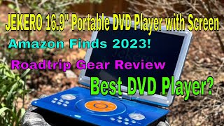 Jekero Portable DVD & Screen Combo Review. Amazon Finds 2023 $71.99 Roadtrip Gear #rv #travel #dvd