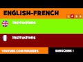 FROM ENGLISH TO FRENCH  instructions