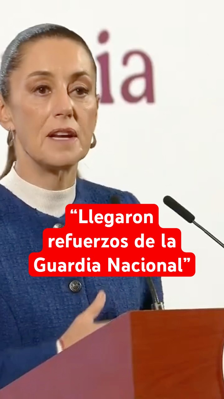 Sheinbaum anuncia estrategias de seguridad personalizadas para estados y regiones #shorts
