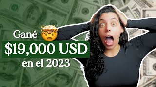 Cuánto dinero gané trabajando como Asistente Virtual en el 2023