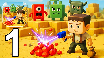 Cube Survival io: Shoot cubes Part 1 Gameplay Walkthrough Android IOS