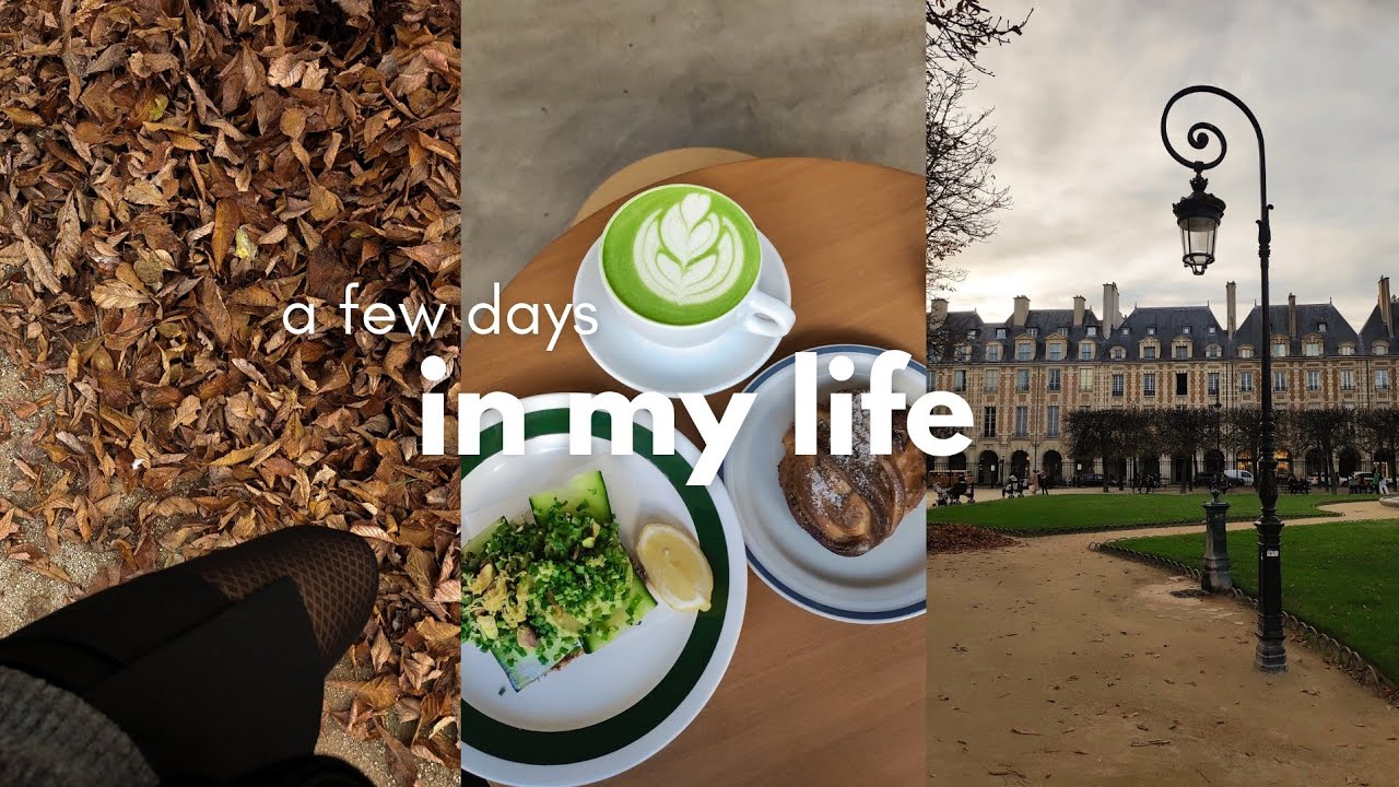 a few days in my (chill) life : café hopping, days at the park, more solo dates