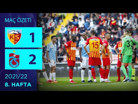 ÖZET: Yukatel Kayserispor 1-2 Trabzonspor | 8. Hafta - 2021/22