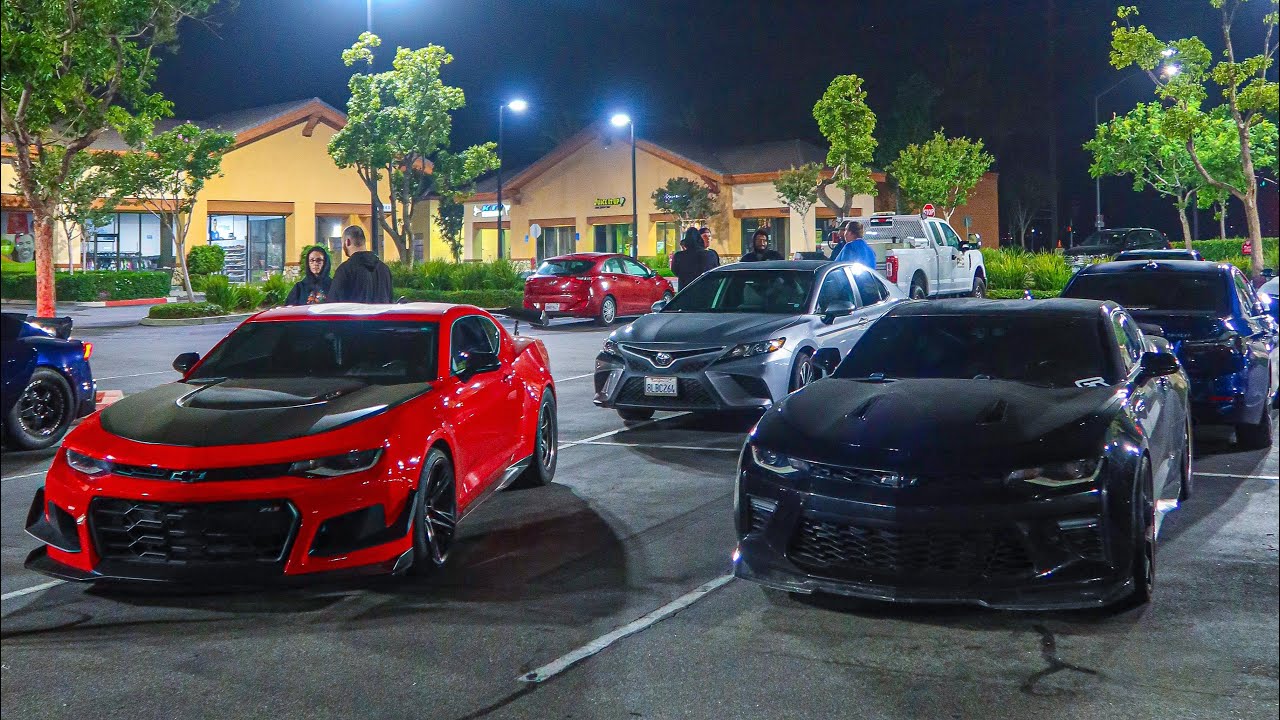 Camaro ZL1 Goes Street Racing #cars #chevrolet #racing - YouTube