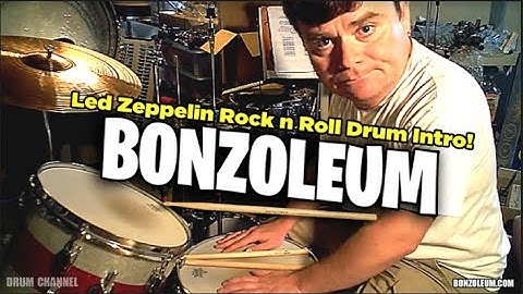 Led Zeppelin ROCK & ROLL DRUM INTRO!! John Bonham