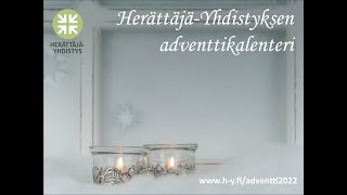 Herättäjä-Yhdistyksen Adventtikalenteri 8.12.2022