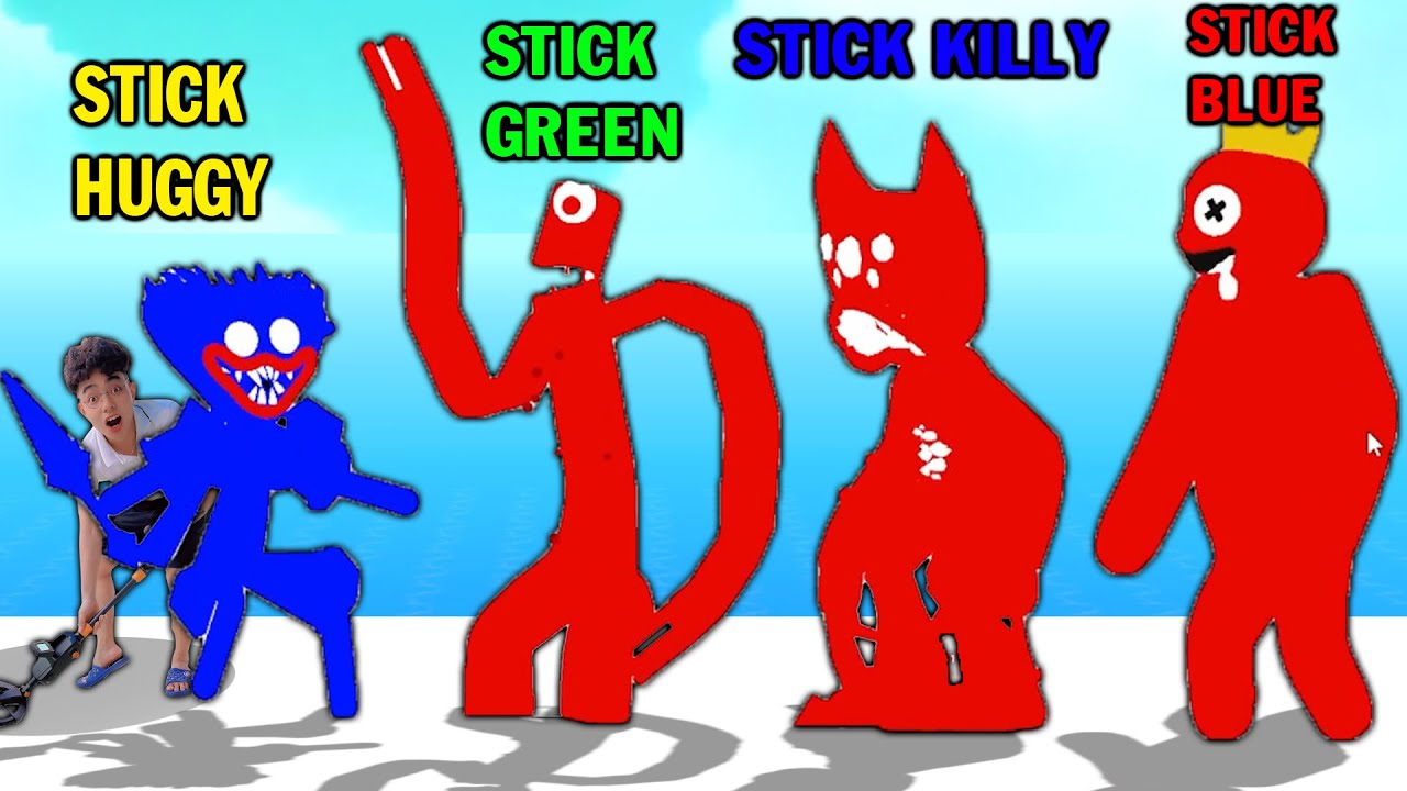 THẮNG TÊ TÊ TIÊU DIỆT NGƯỜI QUE RAINBOW FRIENDS NGƯỜI QUE HUGGY WUGGY GIẢI CỨU BẠN GÁI