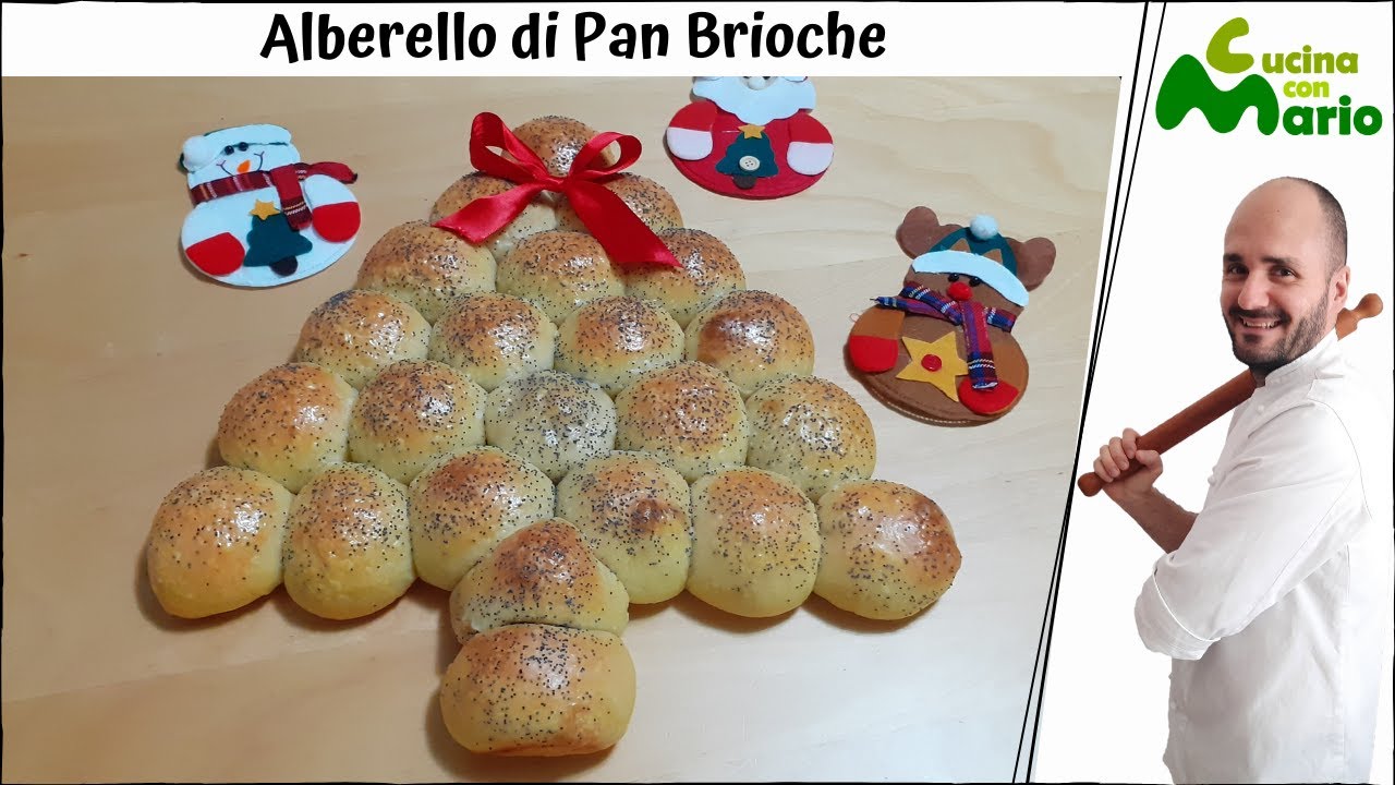Alberello di pan brioche salato