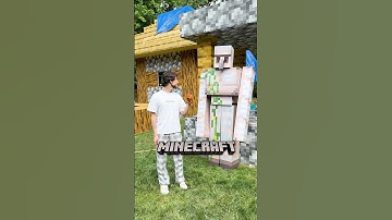 Real Minecraft Iron Golem