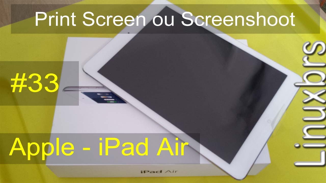 Apple iPad Air 16 gb iOS 7.0.4 - Print Screen ou Screenshoot - PT-BR
