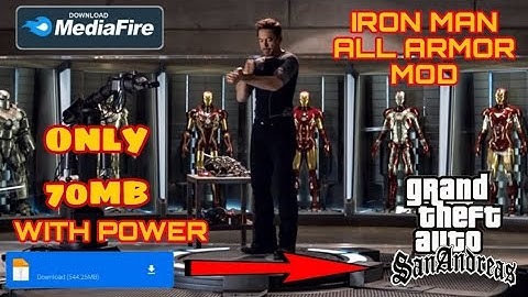 HOW TO INSTALL IRON MAN ALL ARMOR MOD WITH POWER IN GTA SAN ANDREAS ANDROID||GRAFFITI GAMING||
